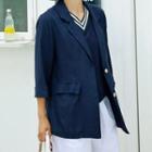 3/4-sleeve Summer Blazer
