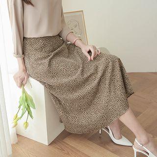 A-line Maxi Pattern Skirt
