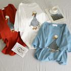 Duck Print Loose-fit Short-sleeve T-shirt