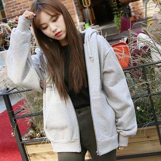 Drawstring Zip Hoodie