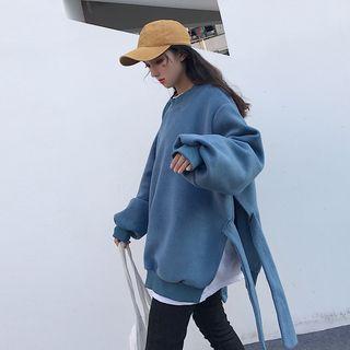 Strappy Side Plain Pullover