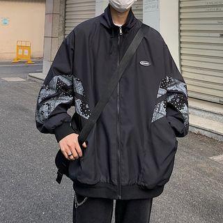Paisley Print Panel Jacket