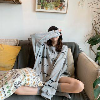 All Over Letter Sweatshirt