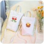 Embroidered Crossbody Pouch