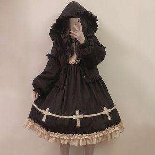 Ruffle Hood Jacket