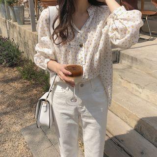 Floral Blouse As Figure - One Size