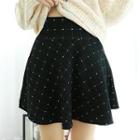 Plaid A-line Mini Skirt