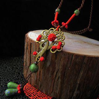 Ceramic Bead Statement Necklace (various Designs)