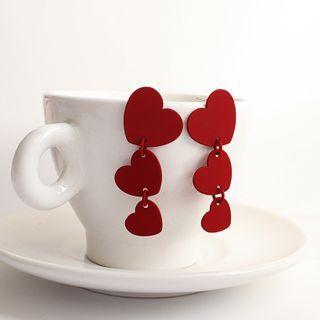 Heart Stainless Steel Dangle Earring