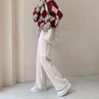 Loose Fit Ribbed Pants