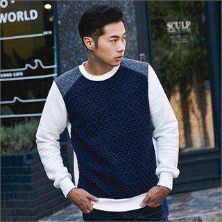 Contrast-panel Sweatshirt