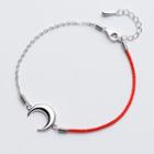 925 Sterling Silver Moon Bracelet As Shown In Figure - One Size