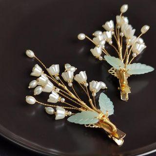 Vintage Flower Alloy Hair Clip