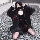 Cross Zip Hoodie