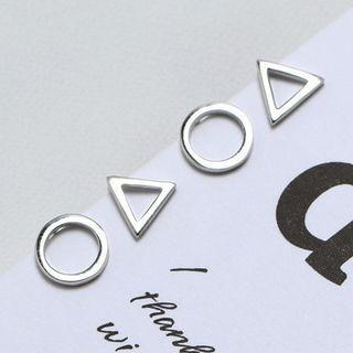 Triangle Round Earring