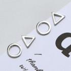 Triangle Round Earring