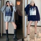 Leg Print Pullover