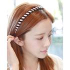 Faux-leather Braided Hair Band