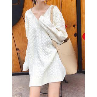 Oversized Cable Knit Sweater