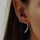 Alloy Ear Cuff 1 Pc - Silver - One Size
