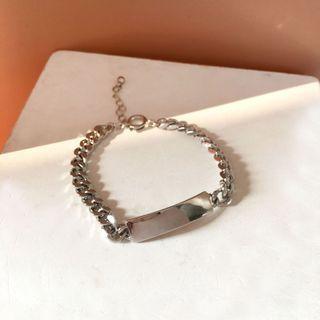 Metal Bracelet 1pc - Silver - One Size