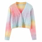 Ombre Cardigan Pink & Blue - One Size