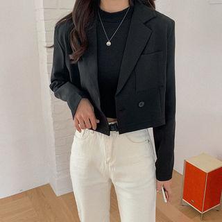 Pocket-detail Cropped Blazer