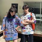 Couple Matching Elbow-sleeve All Over Print T-shirt