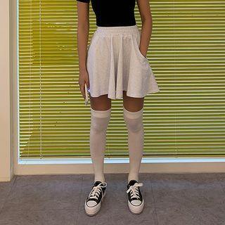 Pocket-side Flared Mini Skort