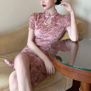 Short-sleeve Qipao Dress