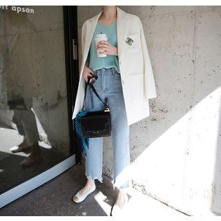 Multi-pocket Single-breasted Coat