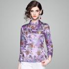 Jacquard Long-sleeve Chinese Traditional Top