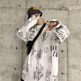 Long-sleeve All-over Print T-shirt