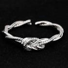 Alloy Knot Open Ring 1 Pc - Silver - One Size