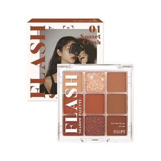 Eglips - Flash Shadow Palette - 2 Colors #01 Sunset Crush