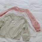 V-neck Sheer Light Shirt