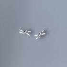 Knot Sterling Silver Earring 1 Pair - S925 Silver - Silver - One Size