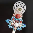 Freshwater Pearl Agate Alloy Hair Stick (various Designs)