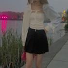 Set: Long-sleeve Plain Cardigan + Tube Top Set Of 2 - One Size