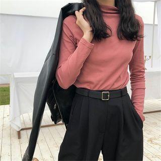 Mock-turtleneck / Turtleneck Long-sleeve Top