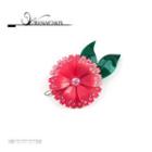 Carnation Hair Pin