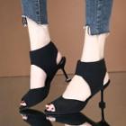 High-heel Cuffed Sandals
