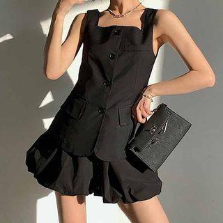 Puffy Wide-leg Shorts