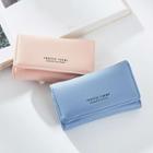 Faux Leather Plain Cropped Key Purse