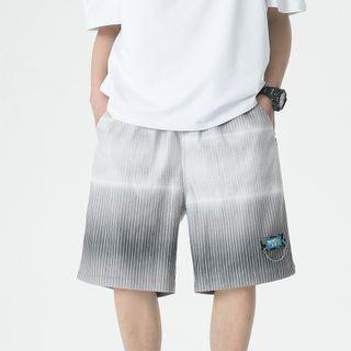 Gradient Wide Leg Shorts