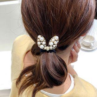 Faux Pearl Hair Tie Faux Pearl - White - One Size
