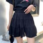 Chiffon Mini A-line Skirt