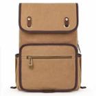 Flap Canvas Backpack
