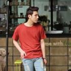 Round-neck Cotton T-shirt