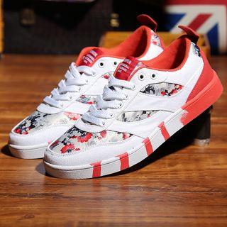 Print-panel Sneakers